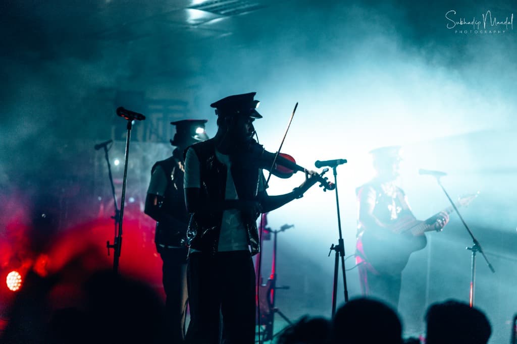 Pritam Deb Sarkar & Band Live Electric Blue Atmospheric Stage